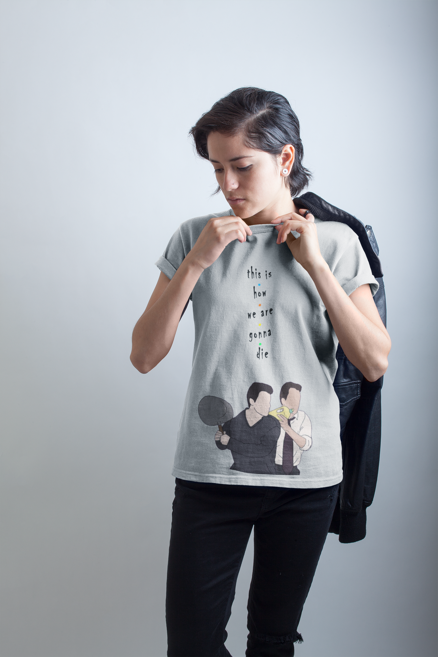 friends printed tshirt